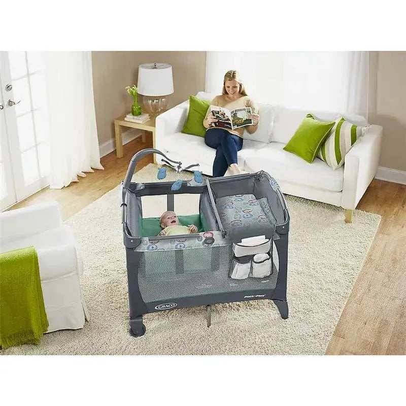  Graco Pack 'n Play Playard Corralito para bebé Change 'n Carry  con cambiador portátil : Bebés