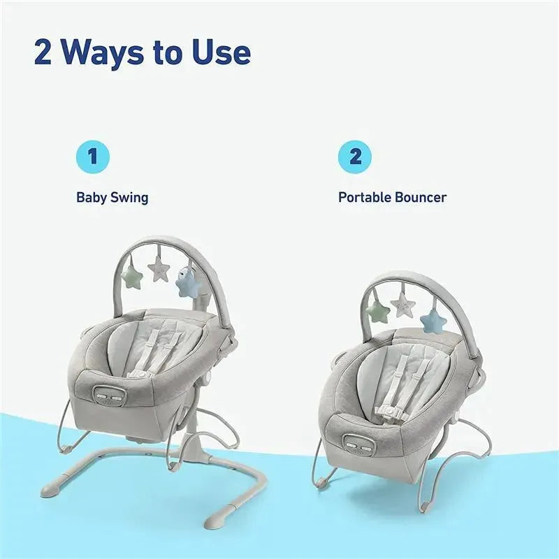 Graco sway swing with portable rocker clearance