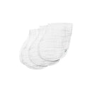 Green Sprouts 3-Pack Organic Muslin Burp Cloths, White Image 1