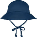 Green Sprouts - Baby Breathable Swim & Sun Bucket Hat, Navy Image 1