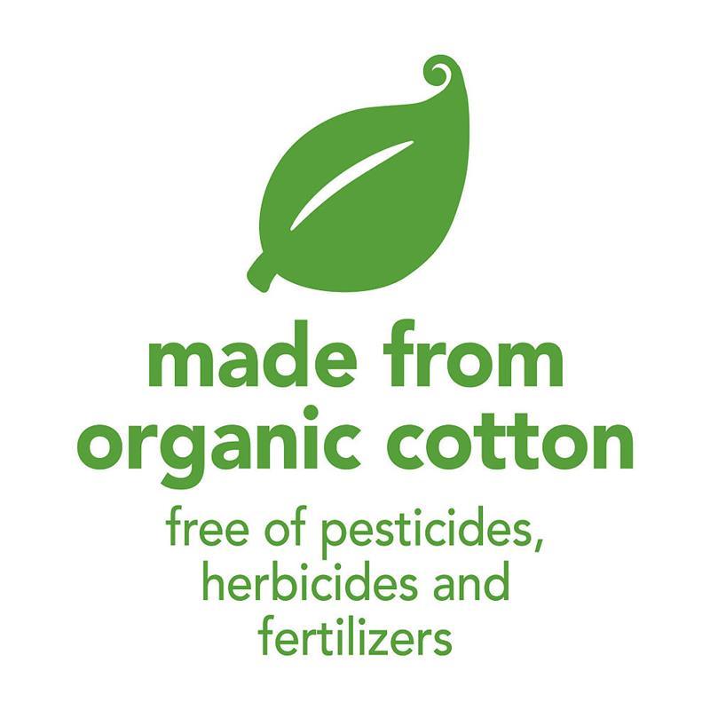 Green Sprouts Girls' 5-Pack Organic Cotton Muslin Bibs Image 2