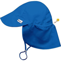 Green Sprouts - Upf50+ Baby Eco Flap Hat, Cobalt Image 1