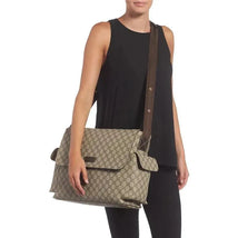 Gucci Supreme Diaper Bag with Changing Pad, Beige Image 2