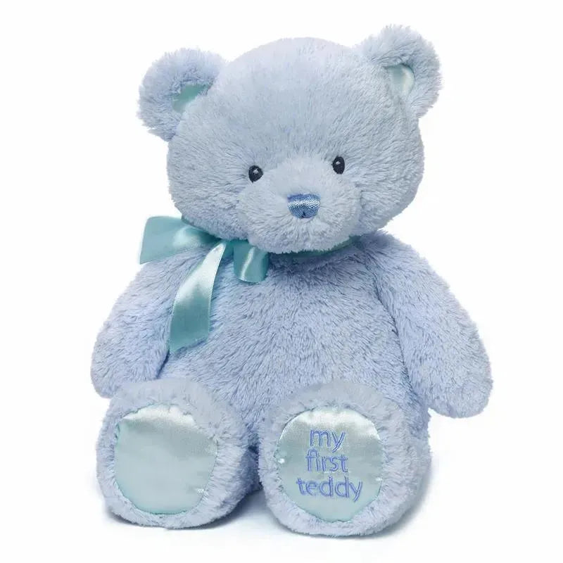 Gund 15 My 1st Teddy Plush Toy, Blue Image 1