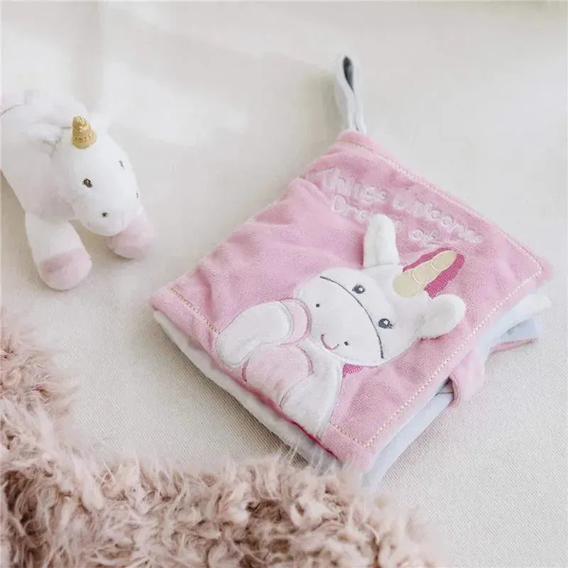 GUND Baby Dreaming Luna Unicorn Soft Book Plush Stuffed Sensory Stimulating Toy, 8 In Image 4