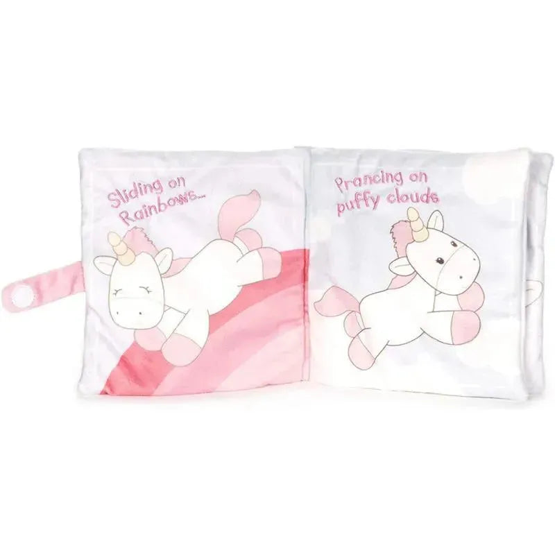 GUND Baby Dreaming Luna Unicorn Soft Book Plush Stuffed Sensory Stimulating Toy, 8 In Image 5