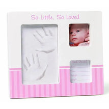 Gund Baby Hand and Footprint Photo Frame, Pink Image 1