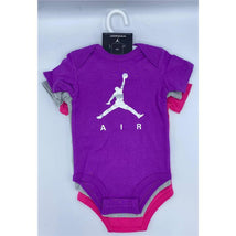 Haddad- Nike 3Pk Jordan Bodysuits Baby Girl Assorted Image 2