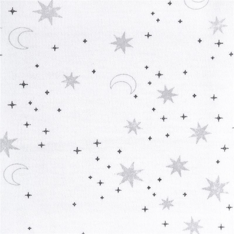 Halo - 100% Cotton Sleepsack Swaddle Print Midnight Moons Grey, Newborn Image 2