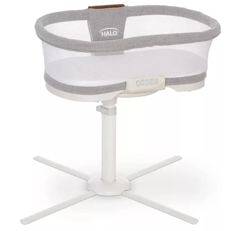 Halo - Bassinest Luxe Series Vibrating Bassinet Swivel Sleeper, Dove Grey Image 1