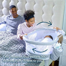 Halo - Innovations BassiNest Swivel Sleeper Luxe, Dove Gray Tweed Image 6