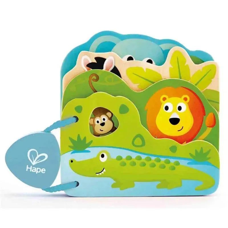 Hape - Baby's Wild Animal Book Image 1