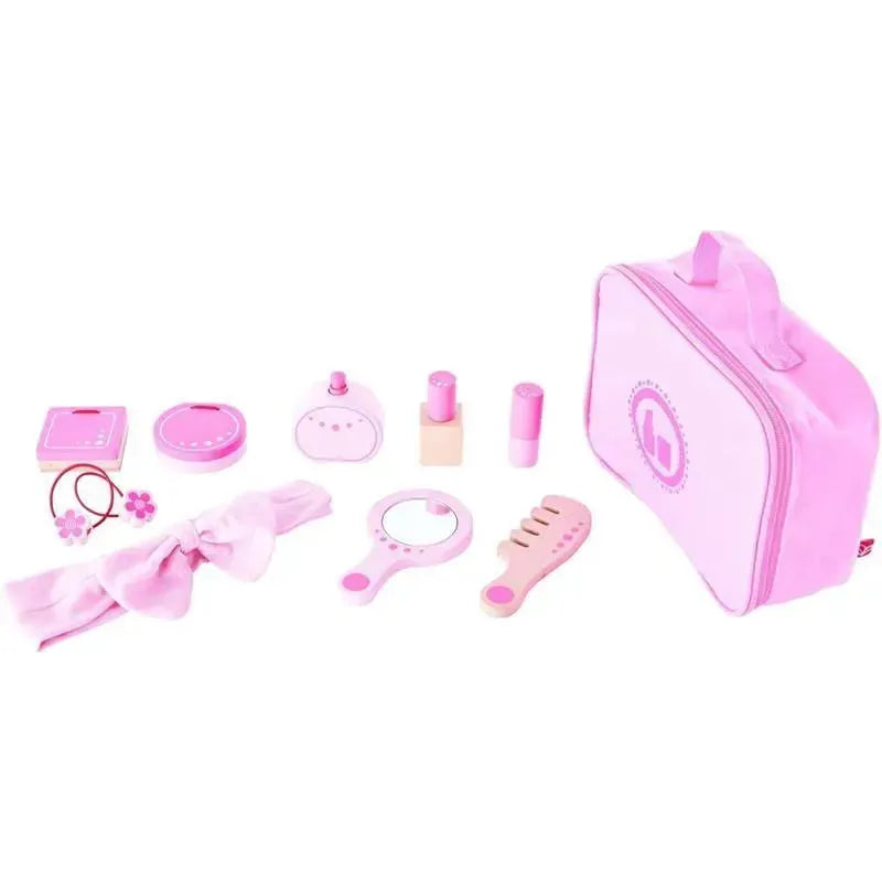 Hape - Beauty Belongings Kid's Wooden Cosmetics Pretend Play Kit Image 1