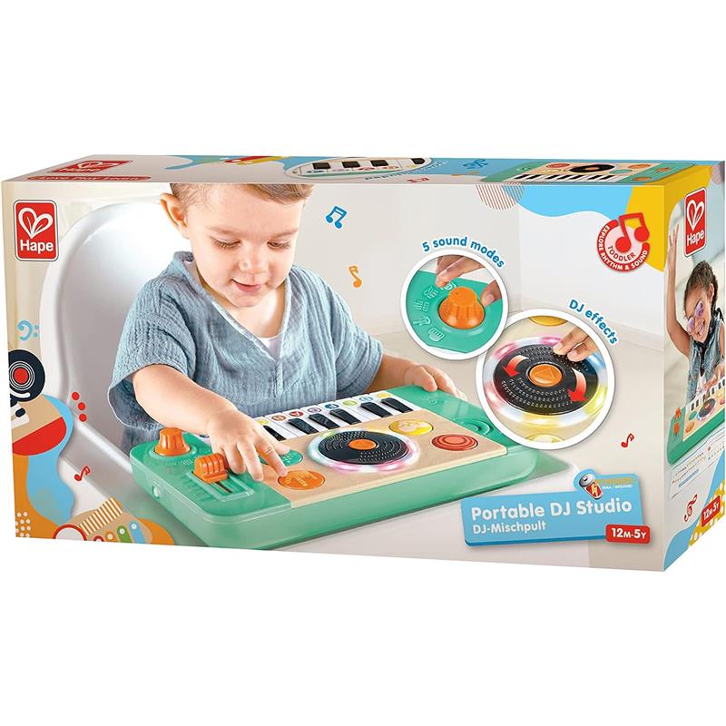 Hape - DJ Mix & Spin Studio Musical Toy Image 3
