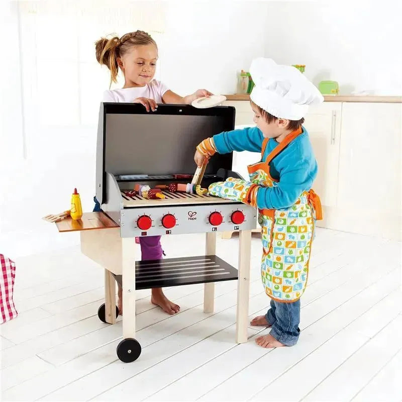 Hape - Gourmet Grill and Shish Kabob Wooden Play Kitchen Image 6