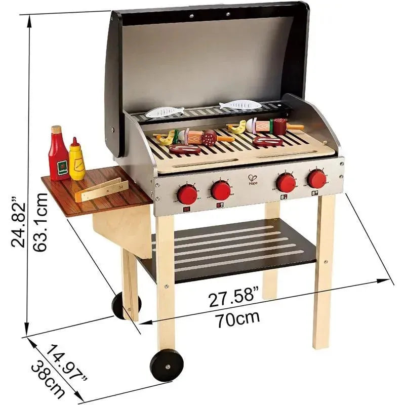 Hape - Gourmet Grill and Shish Kabob Wooden Play Kitchen Image 7