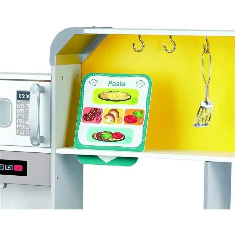 Hape - Kids Deluxe Kitchen Playset with Fan Fryer Image 10