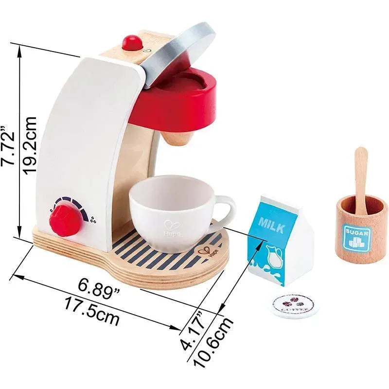 Hape - My Coffee Machine Wooden Play Kitchen Set Image 2