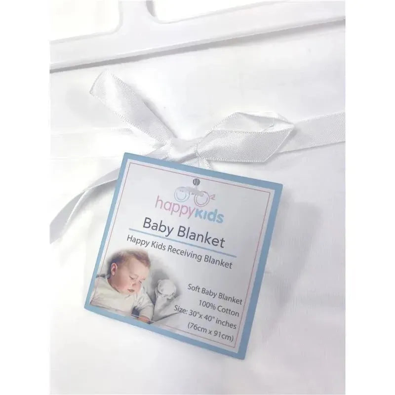 Happy Kids Receiving Blanket, White Image 3