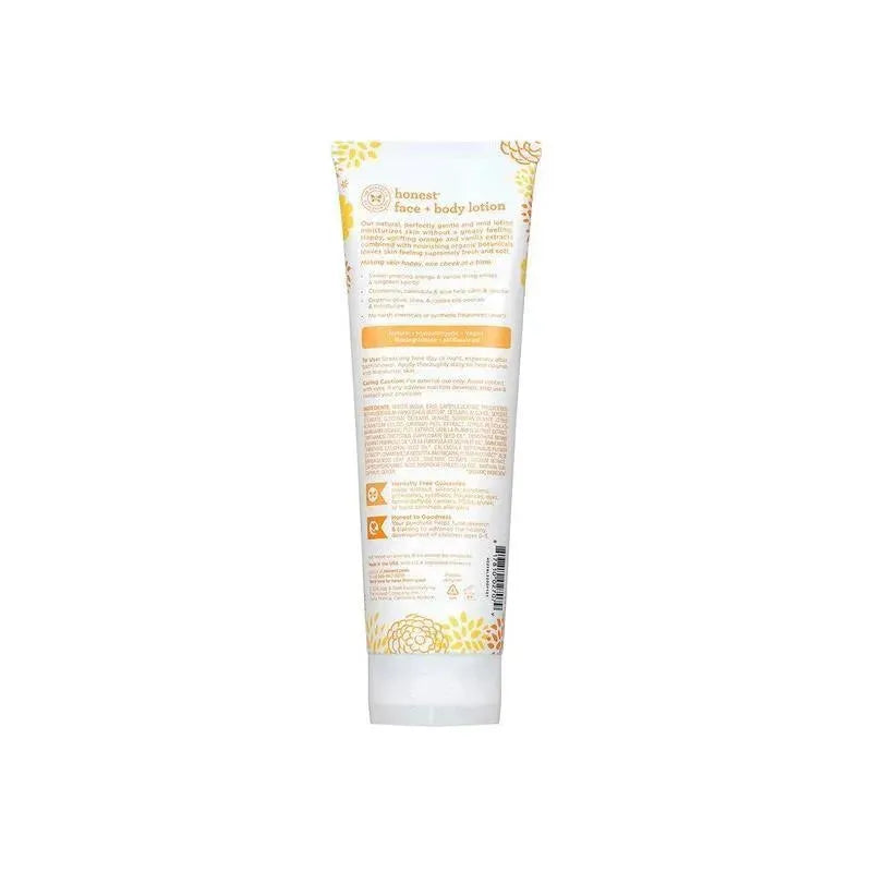 Honest Face + Body Lotion, Sweet Orange Vanilla Image 2