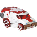 Hot Wheels Disney Pixar Toy Story Duke Caboom Character Car, White/Red Image 1