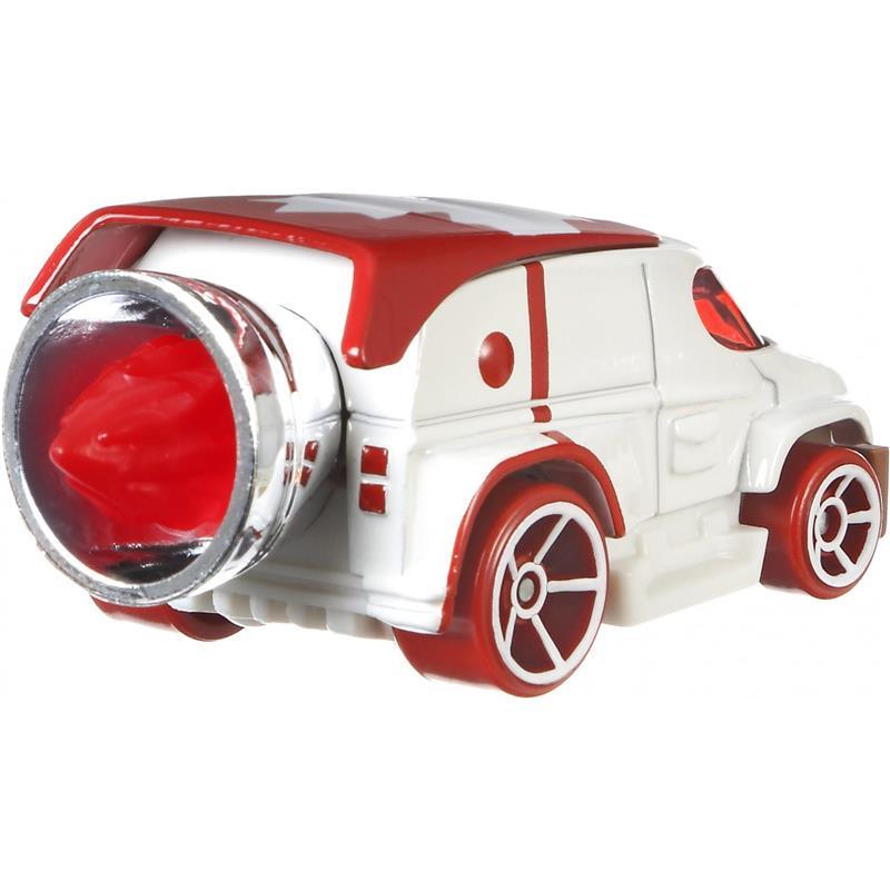 Hot Wheels Disney Pixar Toy Story Duke Caboom Character Car, White/Red Image 5