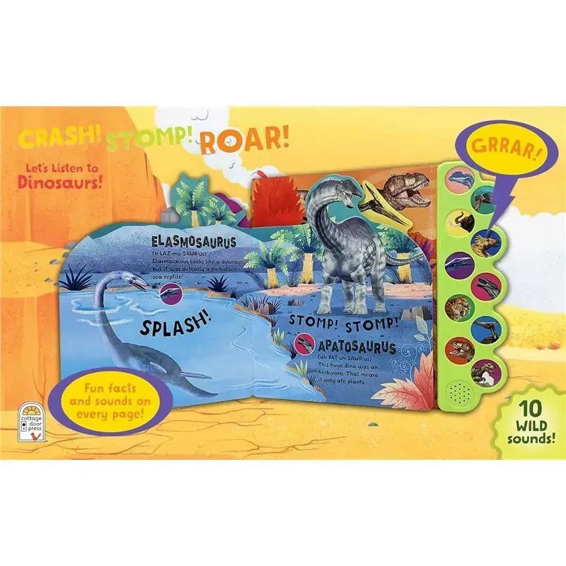 House Of Marbles - Sound Book Crash!, Stomp!, Roar! Dino Image 2