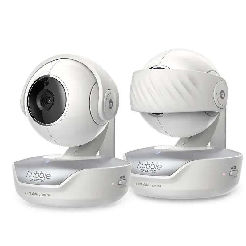 Hubble - Nursery Pal Deluxe Twin 5 Smart Hd Baby Monitor With Touch Screen Viewer & Portable Twin Cameras Image 5