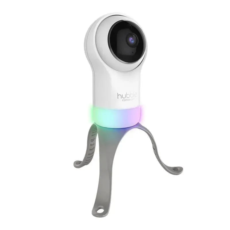 Hubble - Wi-Fi Nursery Pal Glow Deluxe Smart Hd Baby Monitor With Night Light & Flexible Mounting Grip Image 4