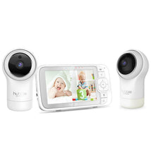 Hubble - Nursery View Pro Twin 5 Video Baby Monitor Twin Set With Pan, Tilt, And Zoom Image 1