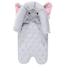 Hudson Baby - Pretty Elephant Baby Car Seat Insert & Strap Covers Image 2