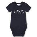 Hugo Boss Baby - 2Pk Baby Body Set, Navy/White Image 3