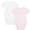 Hugo Boss Baby - 2Pk Baby Onesies Set, White/Pink Image 2