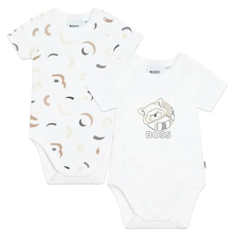 Hugo Boss Baby - 2Pk Baby Onesies, White Image 1