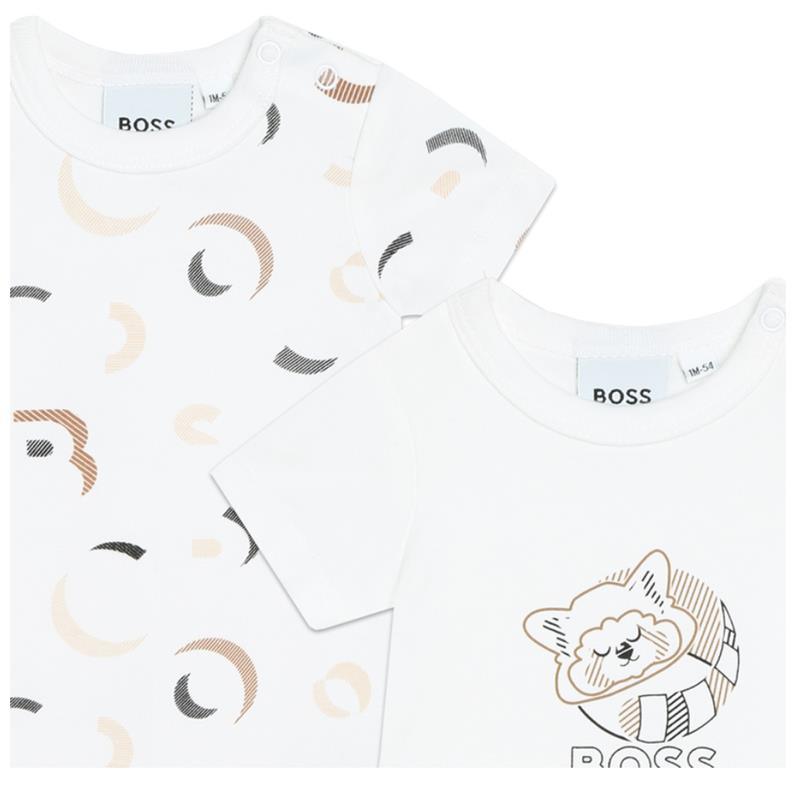 Hugo Boss Baby - 2Pk Baby Onesies, White Image 4