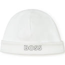 Hugo Boss Baby - Boss Boys Pyjamas & Bonnet, White Image 3