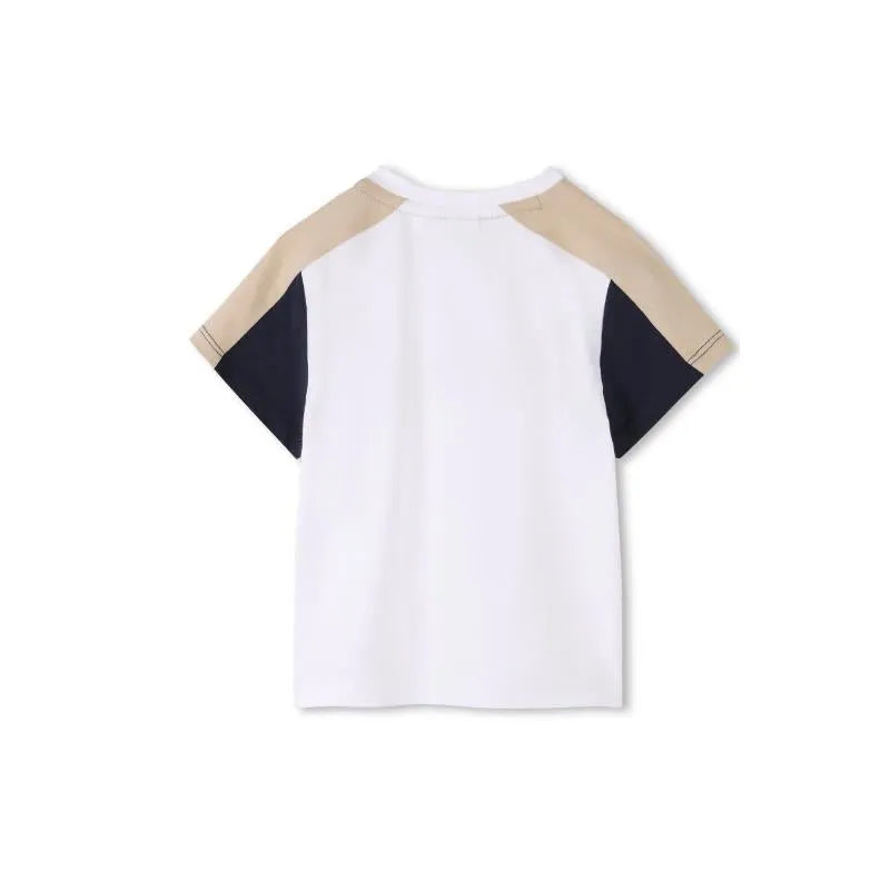 Hugo Boss Baby - Boy Logo Short Sleeve Tee And Shorts, White & Beige Image 4