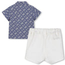 Hugo Boss Baby - Boy Shirt & Shorts Set, Blue Image 2