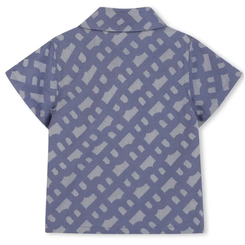 Hugo Boss Baby - Boy Shirt & Shorts Set, Blue Image 4