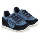 Hugo Boss Baby - Denim Sneakers Boy, Navy Image 1