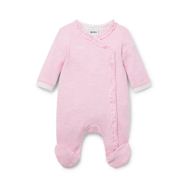 Hugo Boss Baby - Girl Footie, Pink Pale Image 1