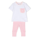 Hugo Boss Baby - Girl T-Shirt+ Leggings Set, White Image 1