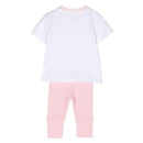 Hugo Boss Baby - Girl T-Shirt+ Leggings Set, White Image 2