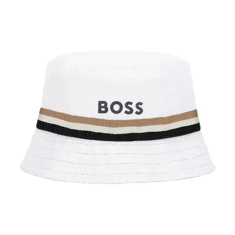 Hugo Boss Baby - Reversible Cotton Bucket Hat, Navy Image 2