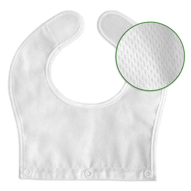 I-Play Green Spouts Snap & Go Long Sleeve Bib, Aqua Pirate, Size 6-18M Image 11