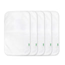 I-Play Green Sprouts 5-Pack Stay-Dry Burp Pads, White Image 1