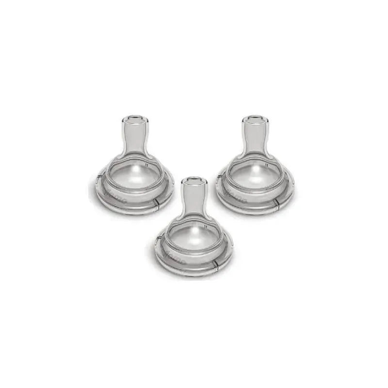 iiamo Flow Combo 3-Pack Baby Bottle Nipples, 0M+, 3M+, 6M+ Image 1