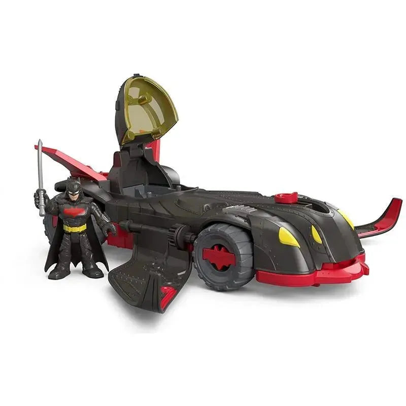 Imaginext DC Super Friends, Ninja Armor Batmobile, Black/Red Image 13