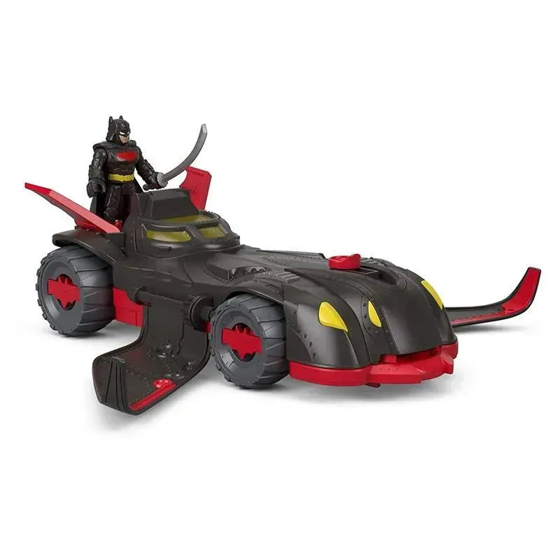 Imaginext DC Super Friends, Ninja Armor Batmobile, Black/Red Image 7