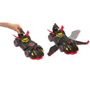 Imaginext DC Super Friends, Ninja Armor Batmobile, Black/Red Image 9